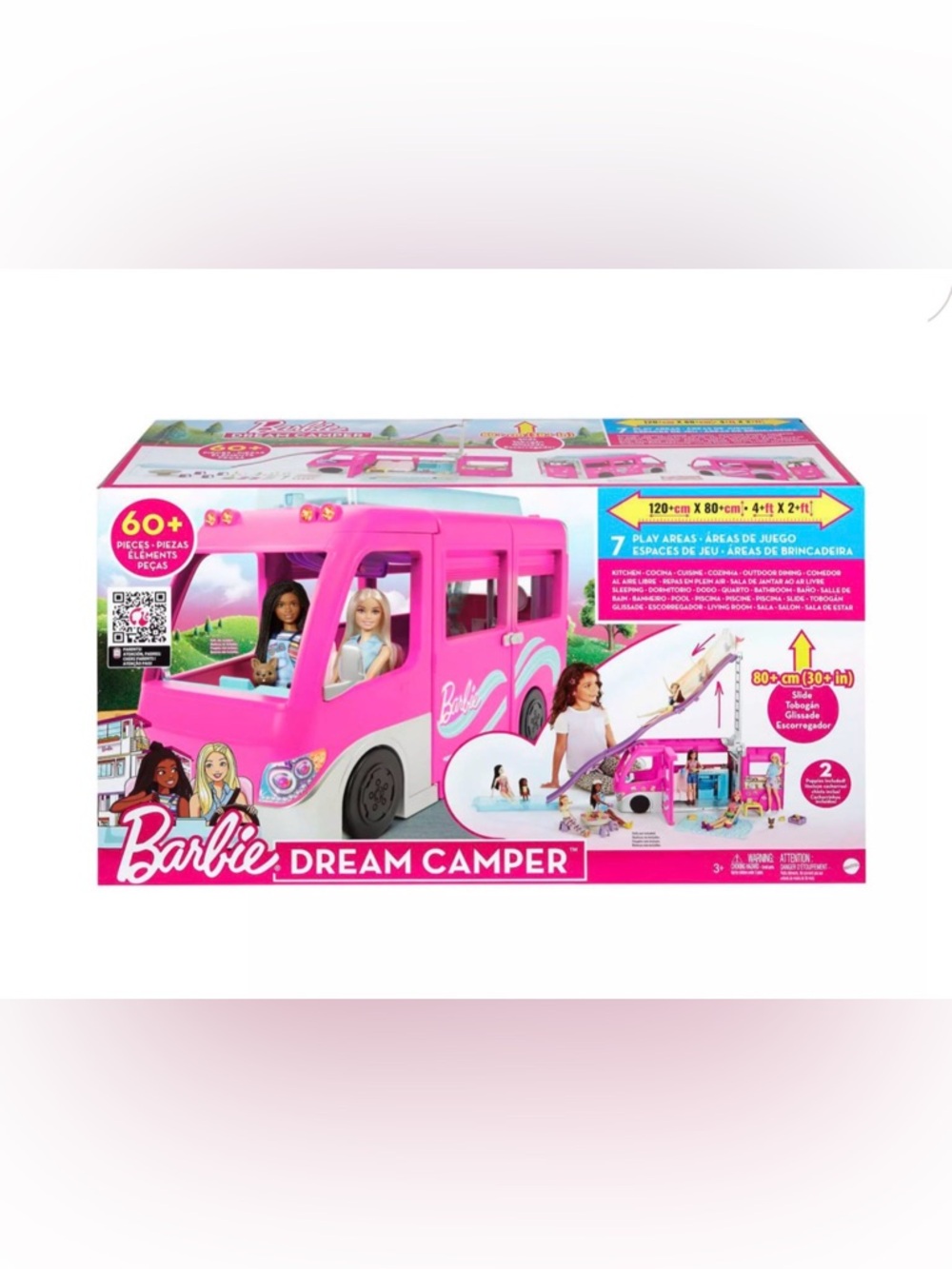 Barbie Dream Camper Playset - Pink and White NWT